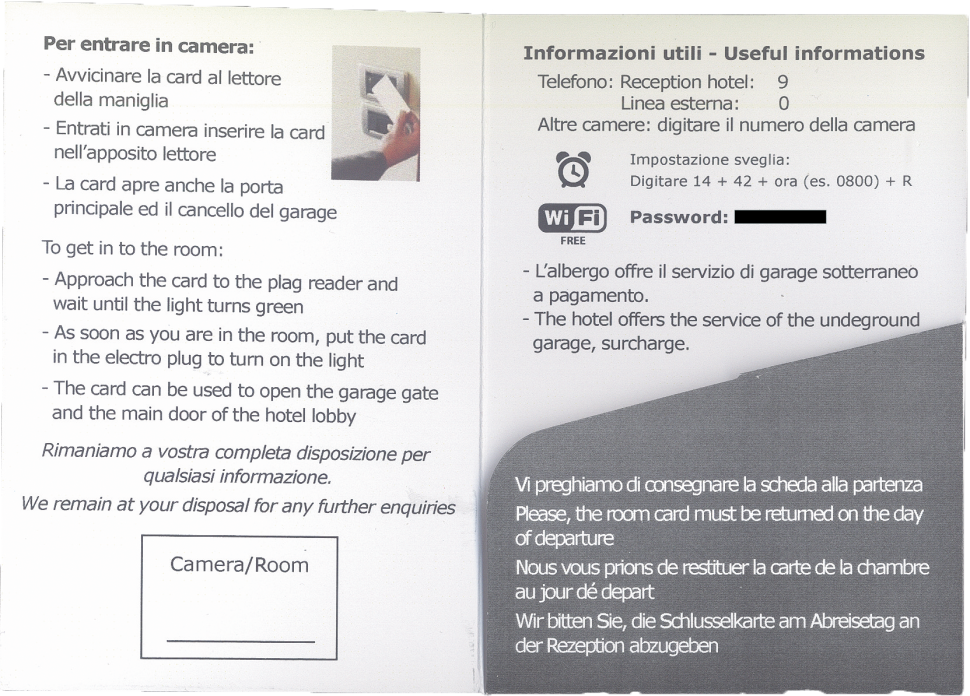 Portacard con patella ad incastro
