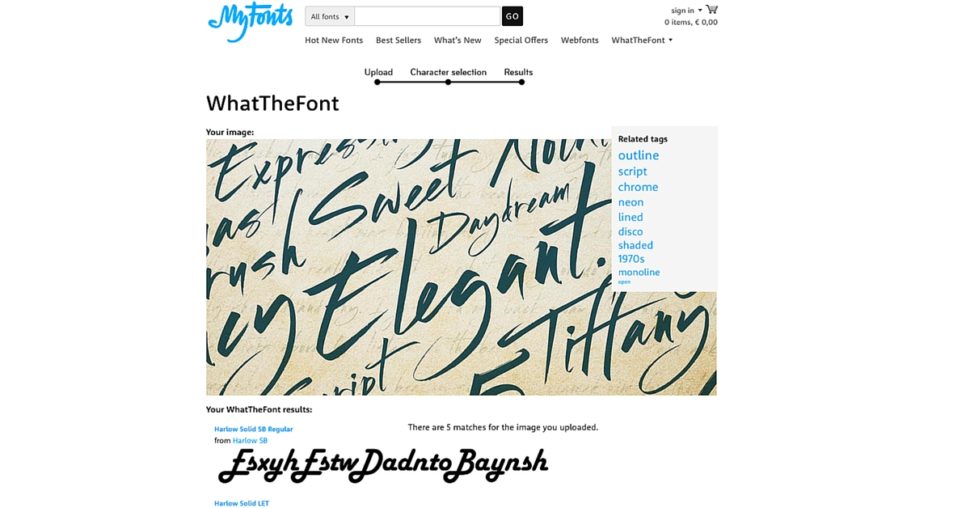 what the font screenshot